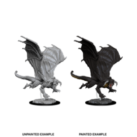 D&D Nolzur's Marvelous Miniatures - Young Black Dragon (6 Units)