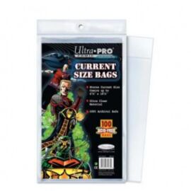 UP - Comic Bags - Current Size (100 Bags)