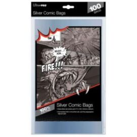 UP - Comic Bags - Silver Size (100 Bags)