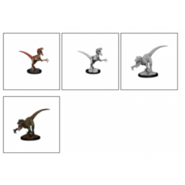 WizKids Deep Cuts Unpainted Miniatures - Raptors (6 units)
