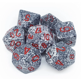 Chessex Speckled Polyhedral 7-Die Set - Granite