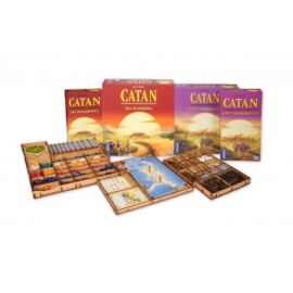 Insert Catan + Traders & Barbarians + 5-6 players expansions
