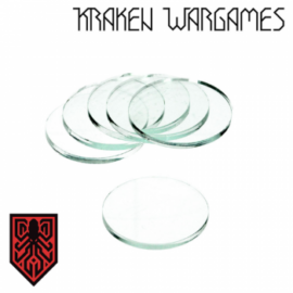 Kraken Wargames - Clear Base round 32x3mm (10)