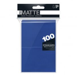 UP - Standard Deck Protector - PRO-Matte Blue (100 Sleeves)