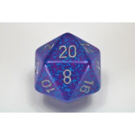 Chessex Speckled 34mm 20-Sided Dice - Silver Tetra