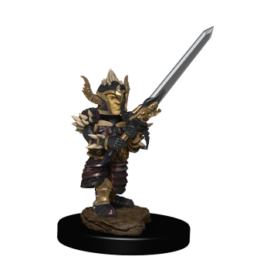 D&D Icons of the Realms Premium Figures: Halfling Fighter Male (6 Units)