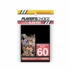 Player's Choice Premium Standard Sized Card Sleeves - Black (60 Sleeves)