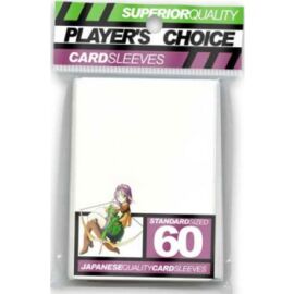 Player's Choice Premium Standard Sized Card Sleeves - White (60 Sleeves)