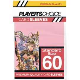 Player's Choice Premium Standard Sized Card Sleeves - Power Pink (60 Sleeves)