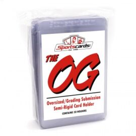 Oversized Grading Semi-Rigid Card Holder Box (50 Holders)
