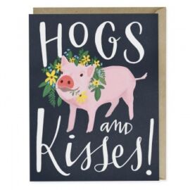 6-Pack Em & Friends Hogs and Kisses Card - EN