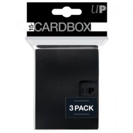 UP - PRO 15+ Card Box 3-pack: Black