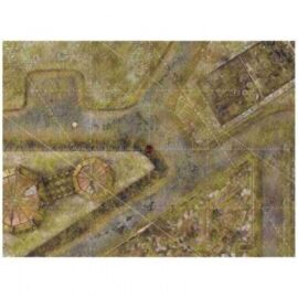 Bandua - 9ED Playmat with Deployment Zones 44x30" Imperial City Jungle 1"