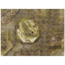 Bandua - 9ED Playmat with Deployment Zones 44x30" Imperial City Jungle 2"