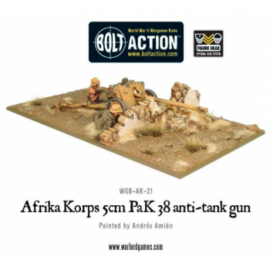Bolt Action - Afrika Korps 5cm PaK 38 anti-tank gun - EN