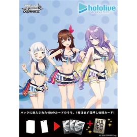 WEISS SCHWARZ - HOLOLIVE PRODUCTION SUMMER COLLECTION PREMIUM BOOSTER DISPLAY (6 PACKS) - JP