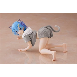 RE:ZERO STARTING LIFE IN ANOTHER WORLD DESKTOP CUTE FIGURE - REM (CAT ROOMWEAR VER.) RENEWAL EDITION