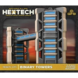 HEXTECH - BATTLEFIELD IN A BOX TERRAIN: TRINITY CITY - BINARY TOWERS (X1)