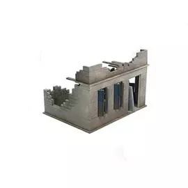 SARISSA HOBBY & TERRAIN - SMALL DESTROYED NORTH AFRICA HOUSE (T)
