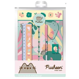 PUSHEEN (BOTANICAL) EXERCISE BOOK STATIONERY SET