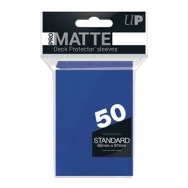 UP - Standard Sleeves - Pro-Matte - Non Glare - Blue (50 Sleeves)