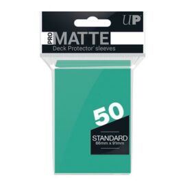 UP - Standard Sleeves - Pro-Matte - Non Glare - Aqua (50 Sleeves)