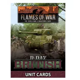 Flames of War - D-Day: British Unit Cards - EN