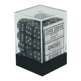 Chessex Speckled 12mm d6 Dice Blocks with Pips (36 Dice) - Ninja