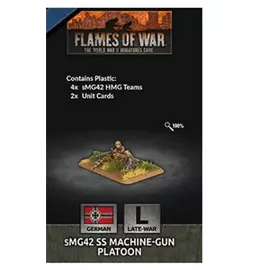 Flames Of War - D-Day: sMG42 SS Machine-gun Platoon (x4 Plastic) - EN