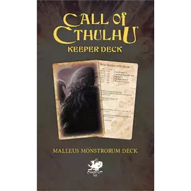 Call of Cthulhu RPG - The Malleus Monstrorum Keeper Deck - EN