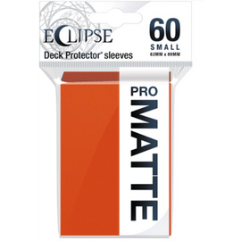 UP - Eclipse Matte Small Sleeves: Pumpkin Orange (60 Sleeves)