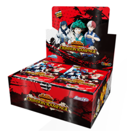 My Hero Academia Collectible Card Game - Booster Display Series 02: Crimson Rampage (24 packs) - EN