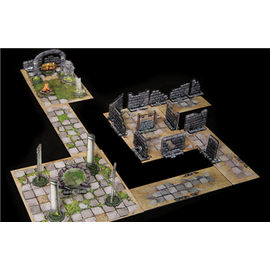 RPG RUINS Set - Objects + Modular Map
