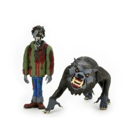 An American Werewolf in London 6” Scale Action Figure Toony Terrors Jack and Kessler Wolf 2Pack