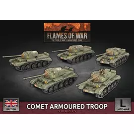 Flames Of War - Comet Armoured Troop (5x Plastic) - EN