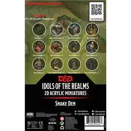 D&D Idols of the Realms: Scales & Tails - Snake Den - 2D Set - EN