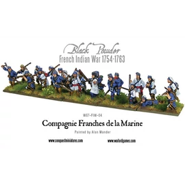 Black Powder French Indian War: French Compagnie de la Marine - EN