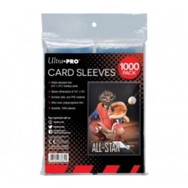 UP - Clear Card Sleeves for Standard Size Trading Cards - 2.5" x 3.5" (1000 count retail pack)