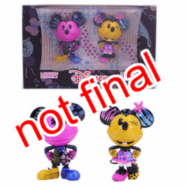 Mickey & Minnie Designer 4" Fig. Twin Pack