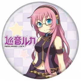 Hatsune Miku Buttons Luka yamasan Purple (3 Pieces)