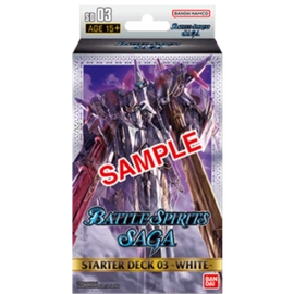 Battle Spirits Saga - Starter Deck Display "White" SD03 (6 Packs) - EN