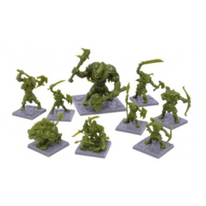 Dungeon Saga - Green Rage: Miniature Set - EN