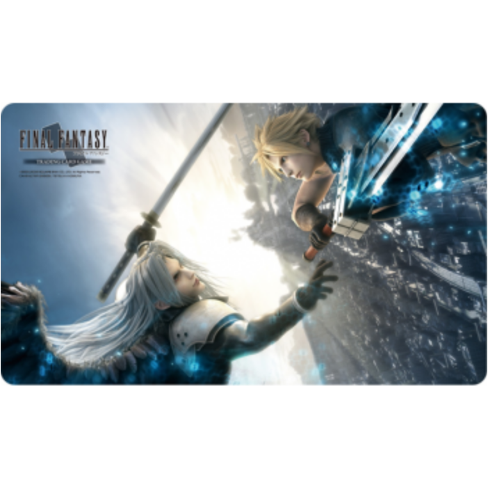 Final Fantasy TCG Supplies - Play Mat - FFVII Advent Children: Cloud/Sephiroth