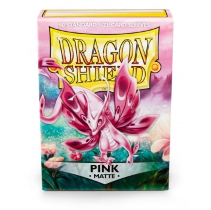 Dragon Shield Standard Sleeves - Matte Pink (60 Sleeves)