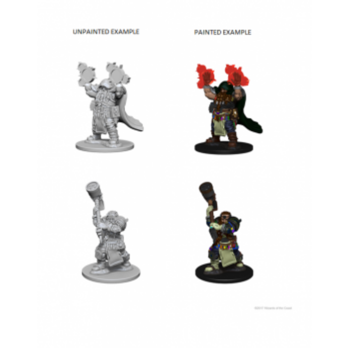 D&D Nolzur's Marvelous Miniatures - Dwarf Male Cleric (6 Units)