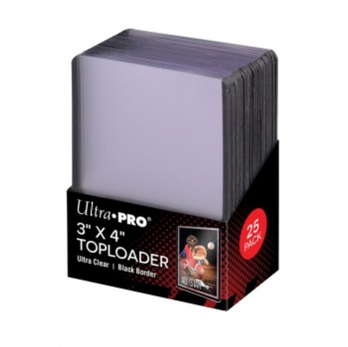 UP - Toploader - 3 x 4" Black Border (25 pieces)"