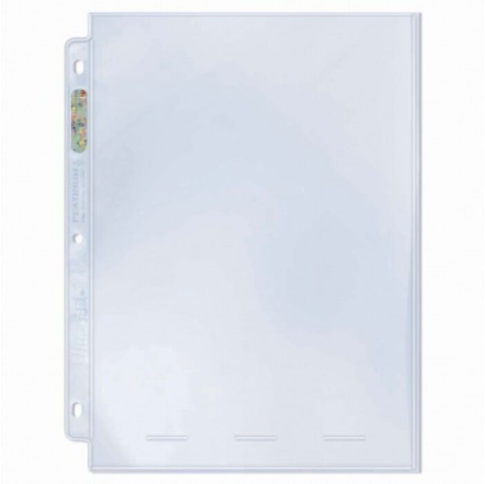 UP - 1-Pocket Platinum Page with 8 X 10" Display (100 Pages)"