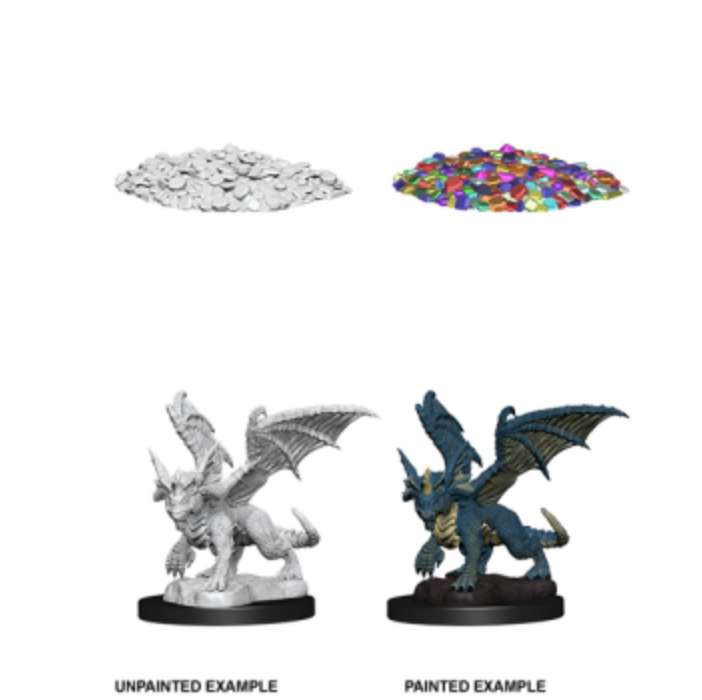 D&D Nolzur's Marvelous Miniatures - Blue Dragon Wyrmling (6 Units)