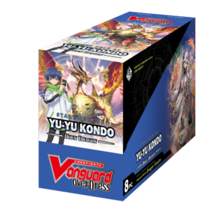 Cardfight!! Vanguard overDress - Yu-yu Kondo - Holy Dragon Starter Deck Display (8 Decks) - EN