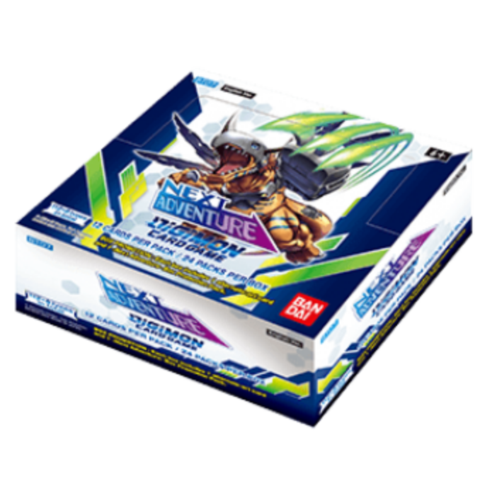Digimon Card Game - Next Adventure Booster Display BT07 (24 Packs) - EN